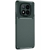 Xiaomi Redmi Note 14 Pro 4G Kılıf Auto Focus Karbon Kapak - Koyu Yeşil