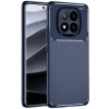 Xiaomi Redmi Note 14 Pro 4G Kılıf Auto Focus Karbon Kapak - Lacivert