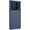 Xiaomi Redmi Note 14 Pro 4G Kılıf Auto Focus Karbon Kapak - Lacivert