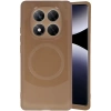Xiaomi Redmi Note 14 Pro 4G Kılıf Maya Karbon Kapak - Kahverengi