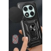 Xiaomi Redmi Note 14 Pro 4G Kılıf Pars Lens Yüzüklü Silikon - Yeşil