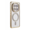 Xiaomi Redmi Note 14 Pro 5G Joke Simli Magneticsafe Kılıf - Gold