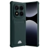 Xiaomi Redmi Note 14 Pro 5G Kelvin Kartvizitli Silikon - Koyu Yeşil