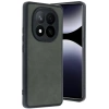 Xiaomi Redmi Note 14 Pro 5G Kılıf Aras Deri Kapak - Koyu Yeşil
