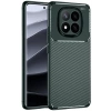 Xiaomi Redmi Note 14 Pro 5G Kılıf Auto Focus Karbon Kapak - Koyu Yeşil