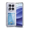 Xiaomi Redmi Note 14 Pro 5G Kılıf Kart Şeffaf Silikon - Şeffaf