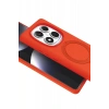 Xiaomi Redmi Note 14 Pro 5G Regal Magsafe Standlı Kapak - Turuncu