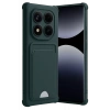 Xiaomi Redmi Note 14 Pro Plus Kelvin Kartvizitli Silikon - Koyu Yeşil