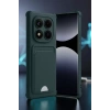 Xiaomi Redmi Note 14 Pro Plus Kelvin Kartvizitli Silikon - Koyu Yeşil
