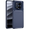 Xiaomi Redmi Note 14 Pro Plus Kılıf Auto Focus Karbon Kapak - Lacivert
