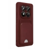 Xiaomi Redmi Note 15 Pro 5G Kelvin Kartvizitli Silikon - Bordo