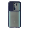 Xiaomi Redmi Note 8 Pro Kılıf Palm Buzlu Kamera Sürgülü Silikon - Lacivert