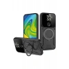 Xiaomi Redmi Note 9 Joy Lens Standlı Kapak - Siyah