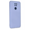 Xiaomi Redmi Note 9 Kılıf Nano içi Kadife Silikon - Lila