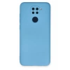 Xiaomi Redmi Note 9 Kılıf Nano içi Kadife Silikon - Mavi