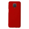 Xiaomi Redmi Note 9 Pro Kılıf Nano içi Kadife Silikon - Kırmızı