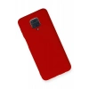 Xiaomi Redmi Note 9 Pro Kılıf Nano içi Kadife Silikon - Kırmızı