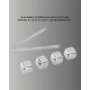 Yeniden Kullanılabilir 304 Çelik Metal Buz Küpleri 4lü Set