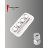 Yeniden Kullanılabilir 304 Çelik Metal Buz Küpleri 4lü Set