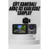 Yol Kayıt Araç Kamerası HD DVR 3 Kameralı 2.0in Ekranlı Ön İç Arka