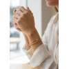 Yonca Model Pirinç Gold Renk Kadın Bileklik