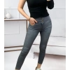 Yüksel Bel Likralı Kot Pantolon (Gri)