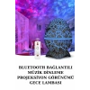 Yumurta Şeklinde Su Dalgalı Bluetooth Speaker Lamba Renkli Şarjlı