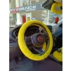Yumuşak Tüylü Peluş Direksiyon Kılıfı Sarı