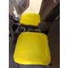 Yumuşak Tüylü Peluş Serme Oto Koltuk Koruyucu Minder Kılıf Ön 2li Sarı