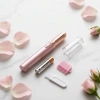 Yüz Tüy Alma Makinesi -Pilli - Pembe - Kalem Tasarımlı - Pratik Kullanım