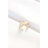 Z Harfli Altın Renk Ayarlanabilir Yüzük
