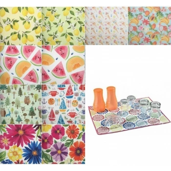 10 Adet Kurutmalık Mikrofiber Kurutma Bulaşık Tezgah Altlığı