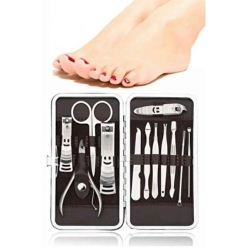 12 Parça El Ayak Temizleme Pense Kir Temizleme Aparatı Kaş Cımbızı