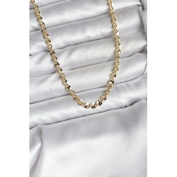 14K Gold Renk Kaplama Zincir Model CM Kadın Kolye