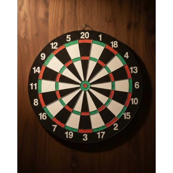 15 İnç Dart Tahtası Seti Dayanıklı Yapı 4 Metal Dart Oku