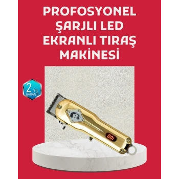 1800 mAh Bataryalı Uzun Kullanım Süreli Şarjlı Tıraş Makinesi