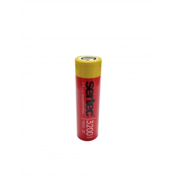 Sertec 18650 3.7V 3200 Mah 3C Li-Ion Şarjlı Pil