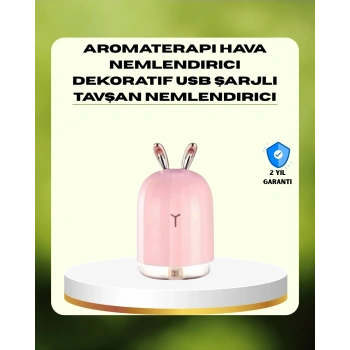 200 ml Ultrasonik Aroma Difüzör ve Hava Nemlendirici Gece Lambalı