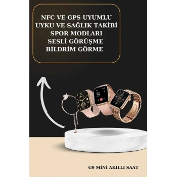 3 Kordonlu Pembe Amoled Ekran Akıllı Saat ve Yeni Nesil Pro Kablosuz Bluetooth Kulaklık ANC/ENC