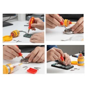 31 Parça Saatçi ve Telefoncu Onarım Tornavida Seti Hassas Tornavida Seti