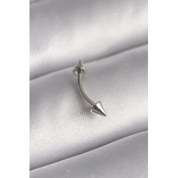 316L Çelik Gümüş Renk Çivi Model Piercing