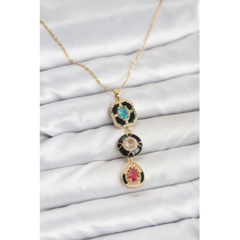 316L Çelik Vintage Model Kadın Kolye