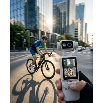 4K Ultra HD Taşınabilir Vlog Kamerası Otomatik Fokus ve 180 Derece Döner Lens