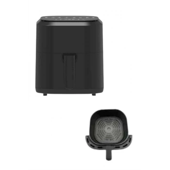 4L Airfryer Hazneli Hava Fritözü Yağsız Fritöz Taşınabilir Fırın İşlevi Gören Pratik