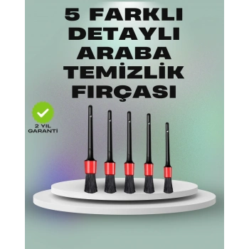5li Araç Temizlik Fırça Seti-Detaylı Temizlik İçin Çok Amaçlı Fırçalar