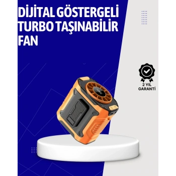 5000mAh Şarjlı Soğutma Fanı Taşınabilir