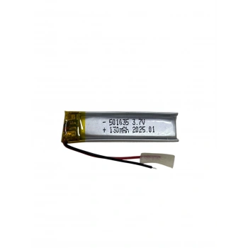 Sertec 501035 3.7V 130mAh Li-Polymer Pil (Devreli/1.5A)