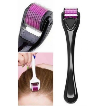 540 Iğneli Derma Roller 1Mm Titanyum Uçlu Saç Kaş Serum Kullanımına Uygun