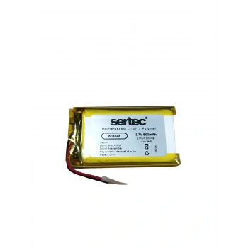 Sertec 603048 3.7V 900 MAh Li-Polymer Pil (Devreli/1.5A)