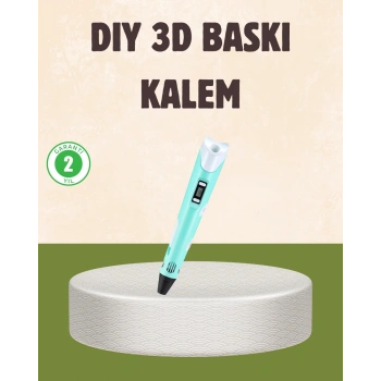 ABS ve PLA Filament Destekli 3D Yazıcı Kalem